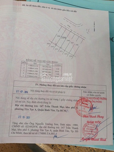 🏡 BÁN ĐẤT 300M² THỔ CƯ – TÂN PHÚ TRUNG, CỦ CHI