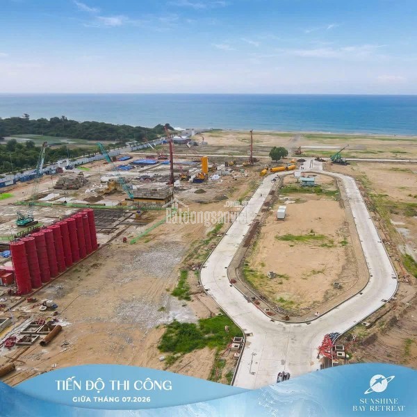 CẬP NHẬT TIẾN ĐỘ SUNSHINE BAY RETREAT – GIỮA THÁNG 07/2026
TĂNG TỐC THI CÔNG – SẴN SÀNG BƯỚC SANG