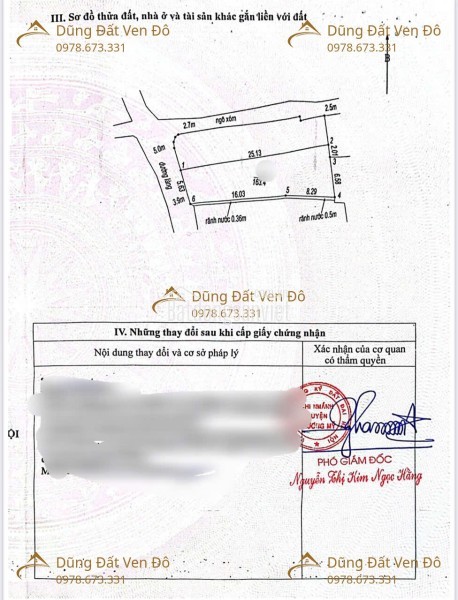 2 LÔ 116,6M VÀ 93,5M THỦY XUÂN TIÊN-CHƯƠNG MỸ-HÀ NỘI