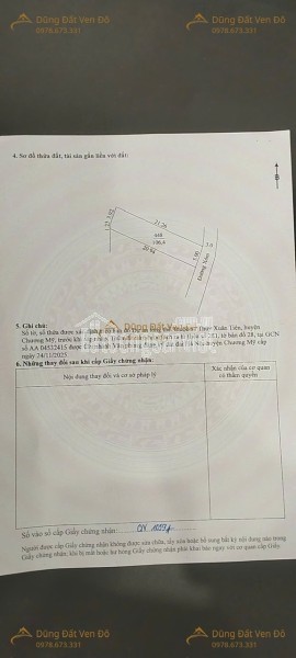 2 LÔ 116,6M VÀ 93,5M THỦY XUÂN TIÊN-CHƯƠNG MỸ-HÀ NỘI
