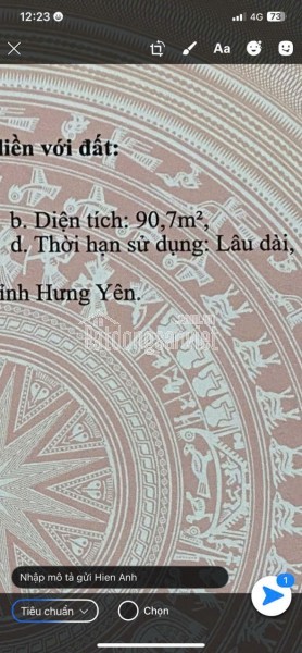 ĐẦU TƯ SINH LỜI - CHÍNH CHỦ BÁN LÔ ĐẤT ĐẸP Tại Ngã 5 Trương Văn Kỉnh Phường Long Đức, Vĩnh Long