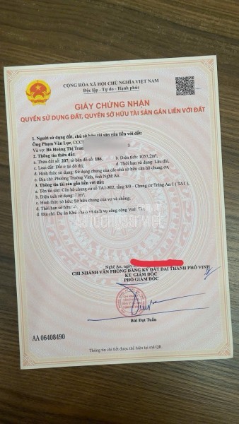 CĂN HỘ ĐẸP – GIÁ TỐT –CHÍNH CHỦ CẦN BÁN CĂN HỘ CHUNG CƯ TRÀNG AN, phường Vinh Tân, TP. Vinh, Nghệ