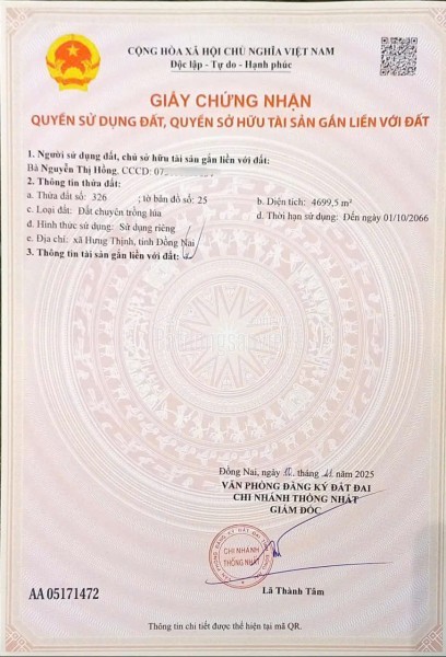 ĐẤT ĐẸP – GIÁ ĐẦU TƯ  - CHÍNH CHỦ CẦN BÁN LÔ ĐẤT  TẠI Khu Phố 4, P.Phú Thạnh, Tuy Hòa, Phú Yên