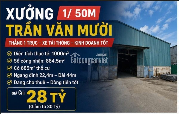 Bán Gấp Đất Mặt Tiền KD N.V.Bứa, Xuân Thới Thượng, Hóc Môn 1310m2,Chỉ 29.7 Tỷ.