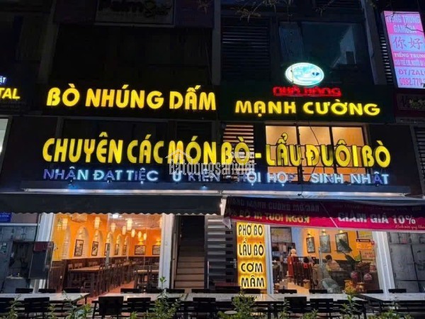 SANG NHƯỢNG QUÁN ĂN VỊ TRÍ ĐẸP - MẶT BẰNG ĐA NĂNG GAMUDA GARDENS, HOÀNG MAI
