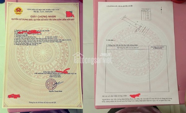 Bán đất thổ cư 154m2 đường Nguyễn Công Phương, TP. Quảng Ngãi, 3.5 tỷ - LH 0909040359