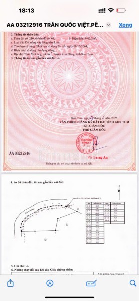 CẦN BÁN 3 THỬA ĐẤT TẠI XÃ PỜ Ê – KON PLÔNG – KON TUM