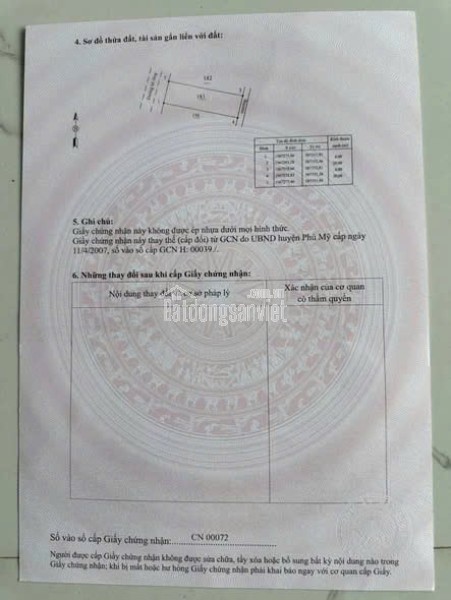 CHÍNH CHỦ BÁN LÔ ĐẤT – BÌNH TRỊ, PHÙ MỸ, GIA LAI