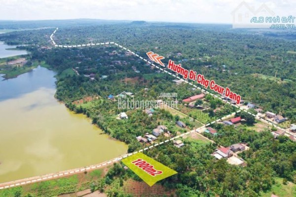 View hồ nhỏ Ea Nhái ôm mặt hồ 24m dài 43m giá 1,5 tỷ full cà phê, sầu riêng Quỳnh Anh