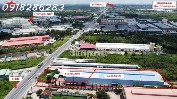 CHÍNH CHỦ BÁN KHO/XƯỞNG ĐANG CÓ DÒNG TIỀN – BẾN LỨC, LONG AN