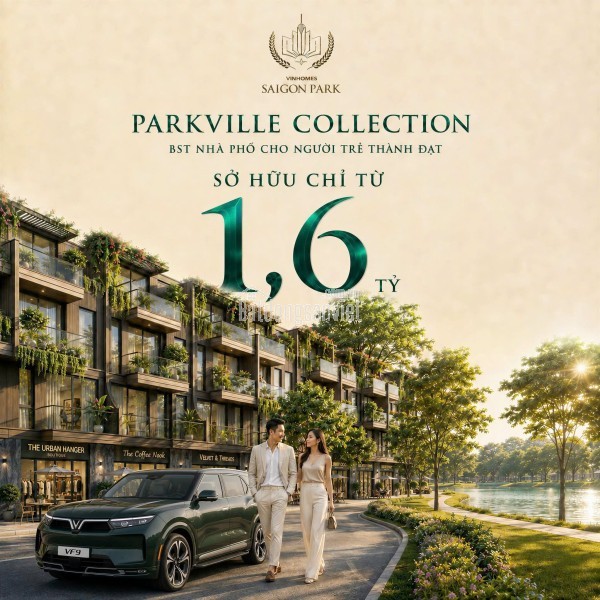 PKD Vinhomes Hóc Môn (vinhomes saigon park) cập nhật T8.2026 với Ưu đãi lên tới 32,5%, chỉ 5,1 tỷ