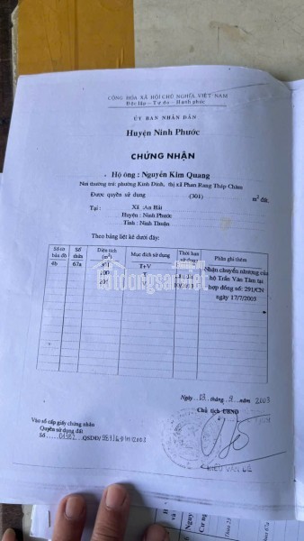 CHÍNH CHỦ BÁN NHÀ MẶT TIỀN ĐƯỜNG THỐNG NHẤT –PHAN RANG, KHÁNH HOÀ