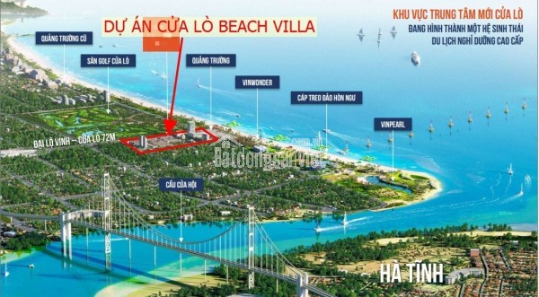 7x tỷ Bán căn Nhà Vườn NHÀ + ĐẤT - Diện tích 175m2 - Dự án Cửa Lò Beach Villa - đối diện Vin Wonder