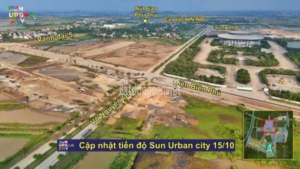 Cập nhật tiến độ  dự án Sun Urban CITYHà Nam ngày 16/10 .Khu đô thị thời đại.Thành phố nghỉ dưỡng