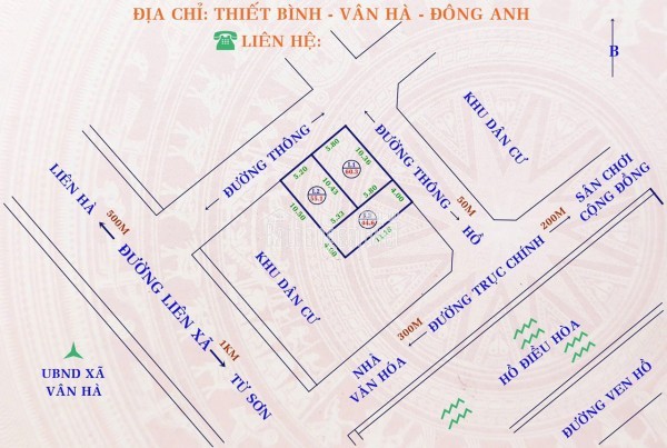 ĐẤT ĐẸP - GIÁ TỐT - Vị Trí Đắc Địa Tại Phúc Thọ- Mai Lâm- Đông Anh