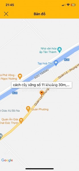 Chính Chủ Cần Bán Đất Vị Trí Đẹp Tại Xã Hưng Phú , Mỹ Tú Sóc Trăng