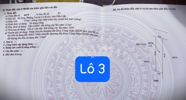 Víp lô đất đáng đầu tư tại Lộc Ngãi- Bảo Lâm cách DT725 chỉ 200m nằm trong khu homestay dân Sài