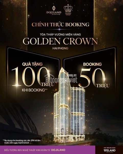 Thông tin nổi bật về căn hộ tại Golden Crown hải Phòng