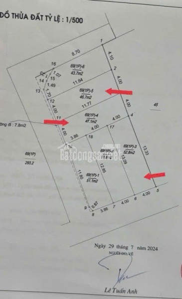 Bán đất Hồng Vân, Thường Tín, giá F0, đường ô tô 5m