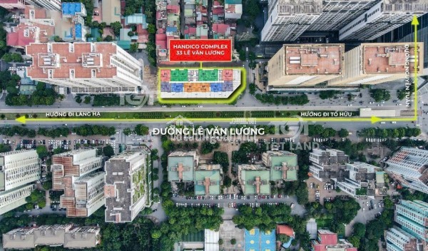 Bán suất ngoại giao tòa Handico Complex 33 Lê Văn Lương sắp mở bán