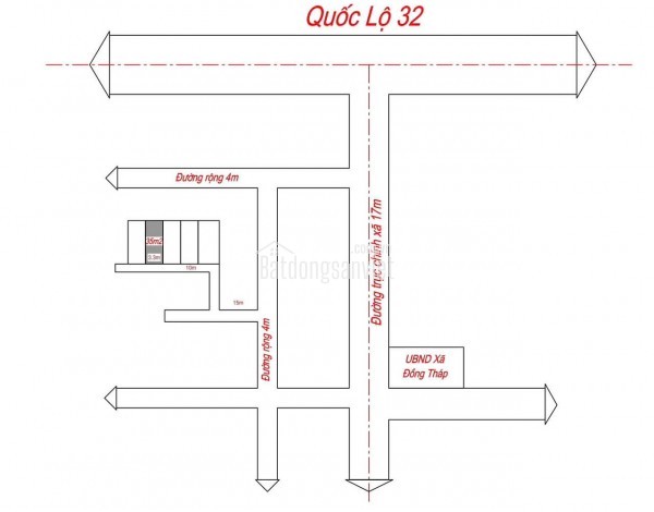 35m2 gần Vành đai 4, QL32 giá rẻ nhất chỉ 1,45 tỷ