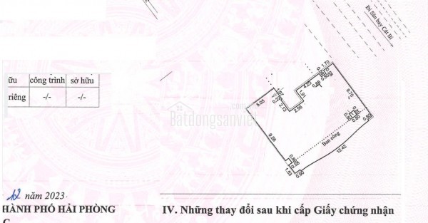 Bán nhà xây thô An Lư, Thủy Nguyên Hải Phòng