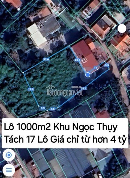 BÁN ĐẤT GIÁ ĐẦU TƯ LÔ 1000M2 ĐẤT ĐẸP KV NGỌC THỤY- Ô TÔ QUA NHÀ-CHIA RA 17 LÔ GIÁ CHỈ TỪ 4 ĐẾN 7 TỶ