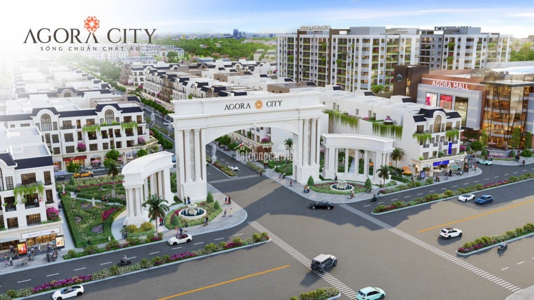 Khu đô thị Agora City mở bán block B1 đối diện trung tâm hành chính. Giá 1,7 tỷ - 2,5 tỷ lô