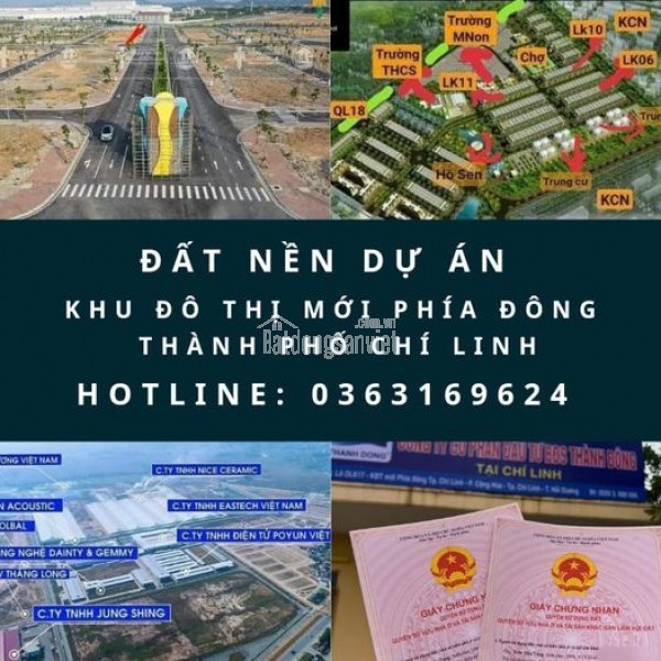 LÔ GÓC & ÁP GÓC đường song 36 MÉT - KĐT THÀNH ĐÔNG CHÍ LINH LH : 0963776792