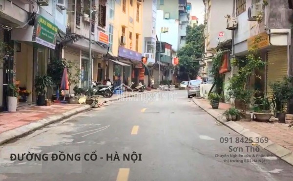 Mặt phố ĐỒNG CỔ - 55M nở hậu 9.5 TỶ -  ô tô đỗ cửa.