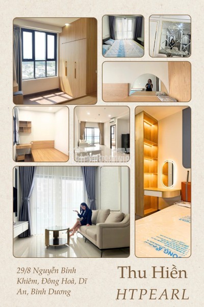 Cho Thuê căn hộ 2PN Full NT tại HT Pearl giá 7,5 triệu, diện tích 72m2, view đẹp