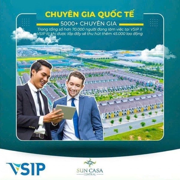 Nhà Phố Sun Casa VSIP II chỉ 800 triệu nhận nhà ngay