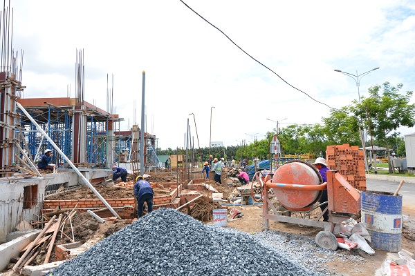 Dự án đang thi công phần thô