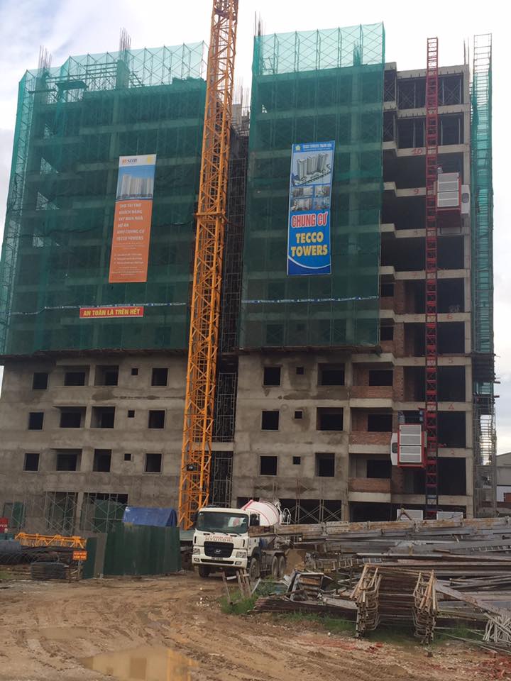 Hoàn thành sàn tầng 12