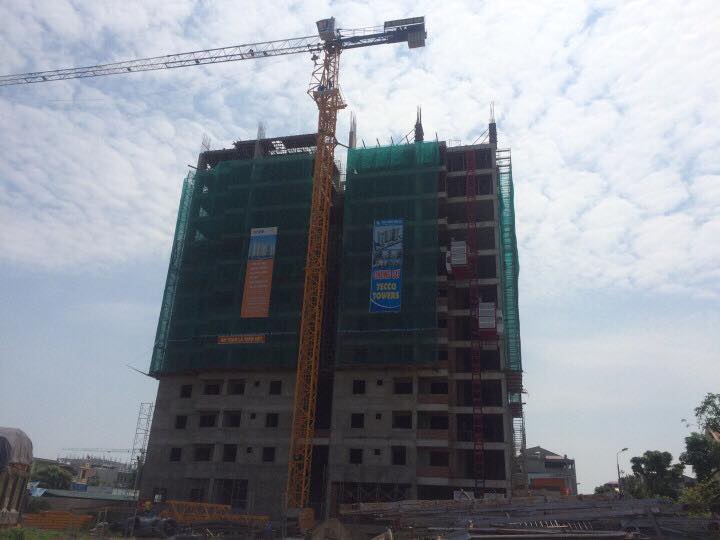 Hoàn thành sàn tầng 13