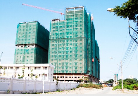 Dự án đang thi công phần thô