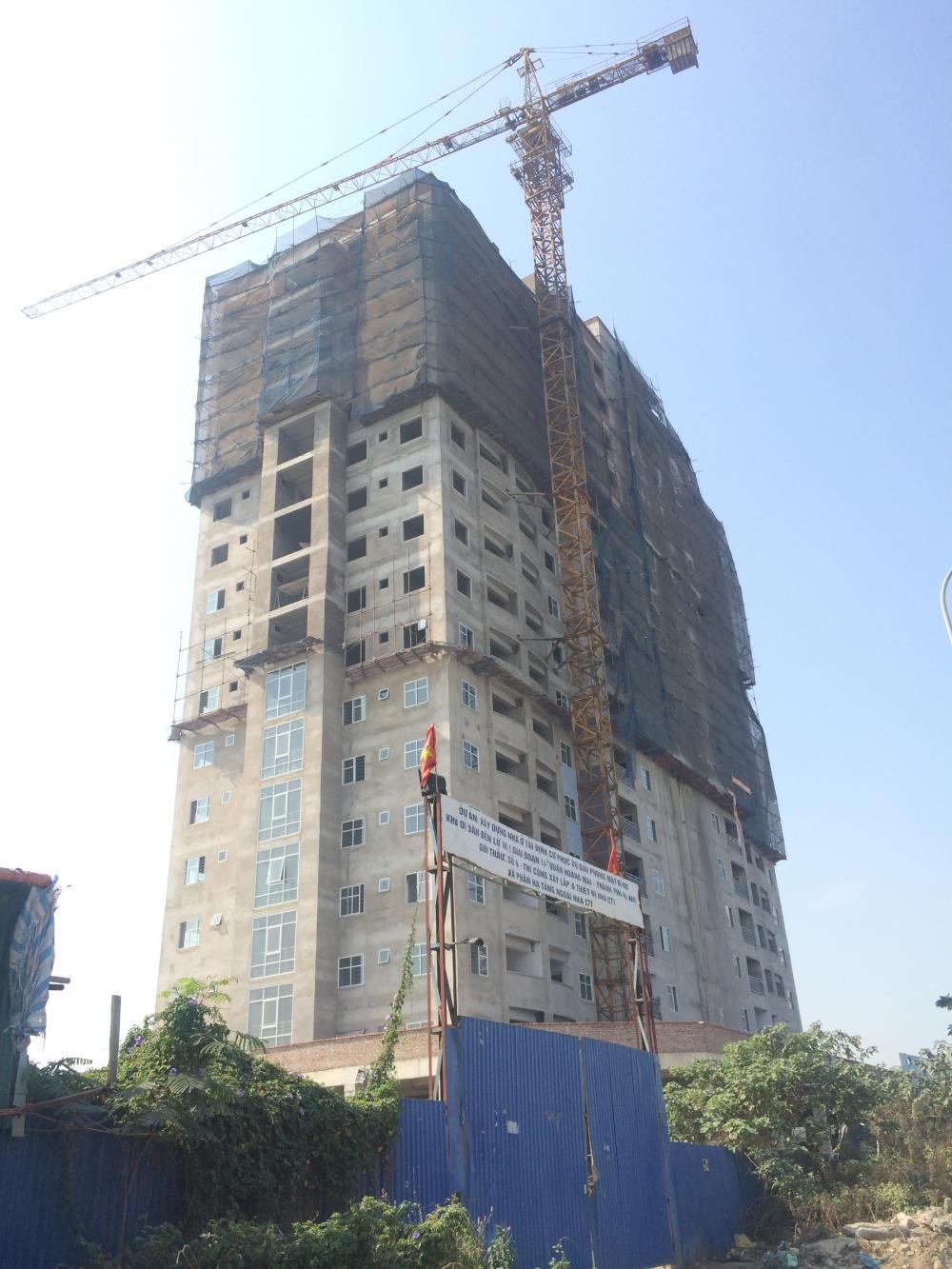 Dự án đã cất nóc