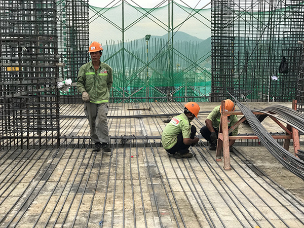 Dự án đang thi công tới tầng 29