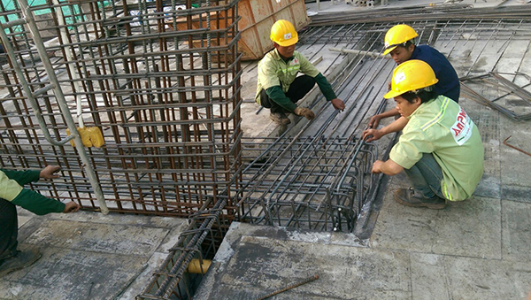 Dự án đang thi công tới tầng 29