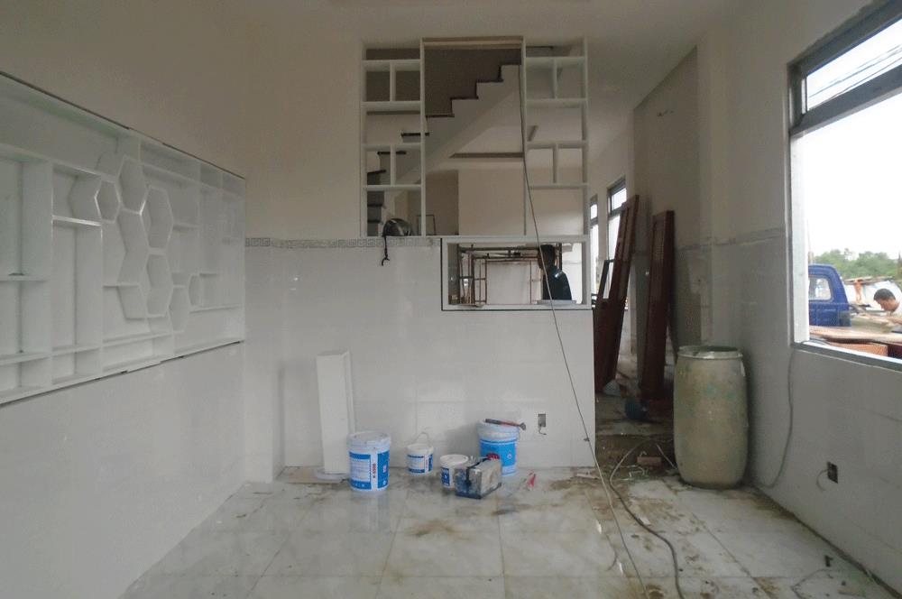 Dự án đã hoàn thiện xong phần thô và đang hoàn thiện phần bên trong