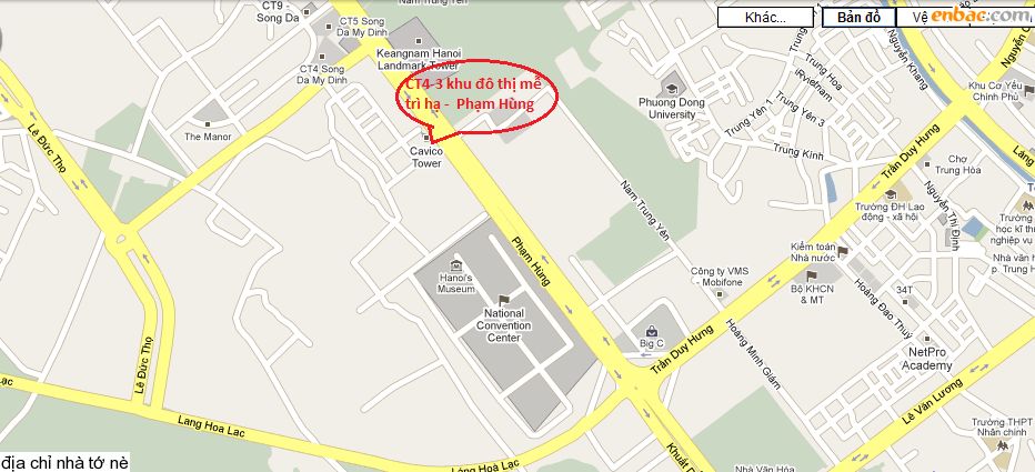 Vị trí của Khu đô thị Mễ Trì Hạ | ảnh 1