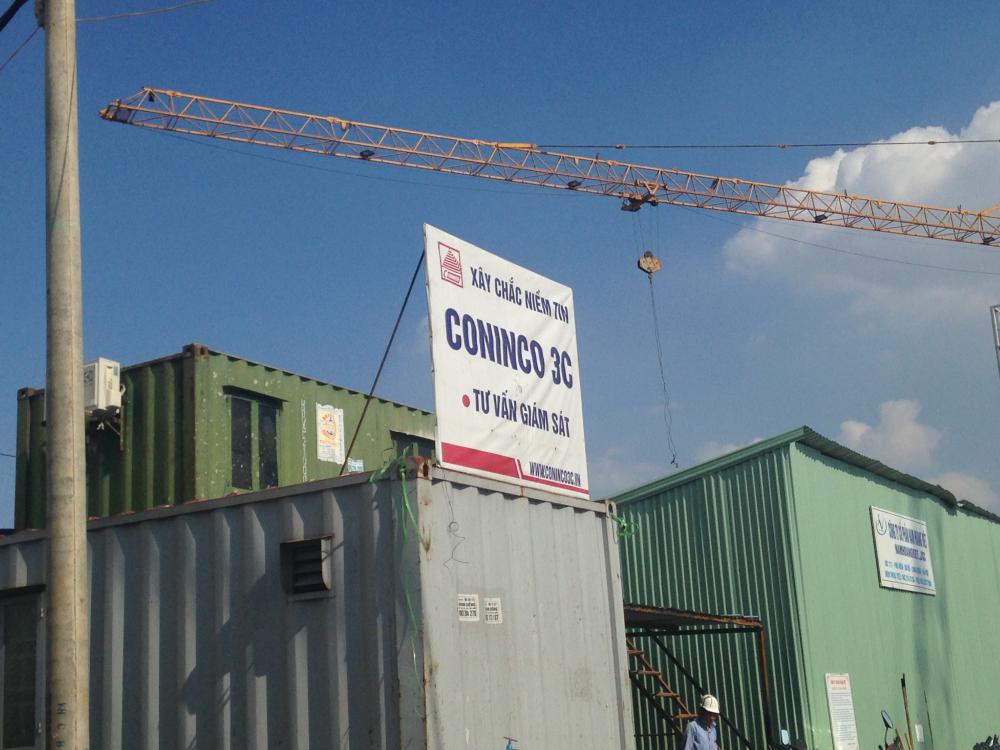 Khối chung cư đang triển khai làm hầm