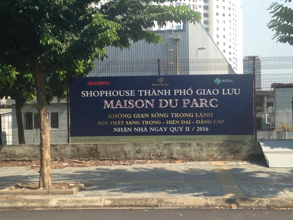 Shophouse đã cơ bản hoàn thiện thô