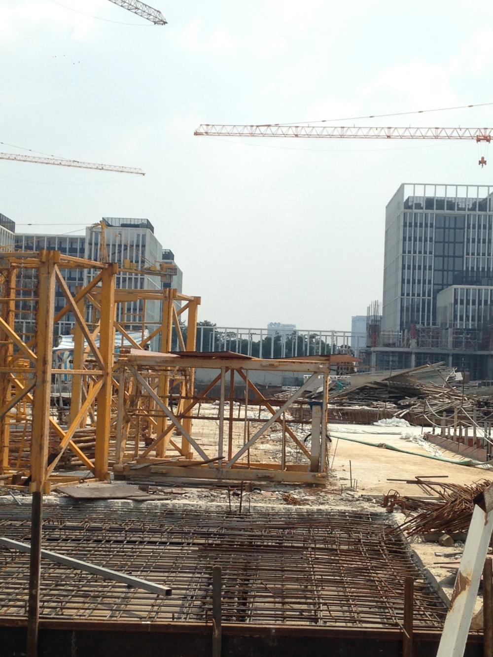 Dự án đang thi công tầng hầm