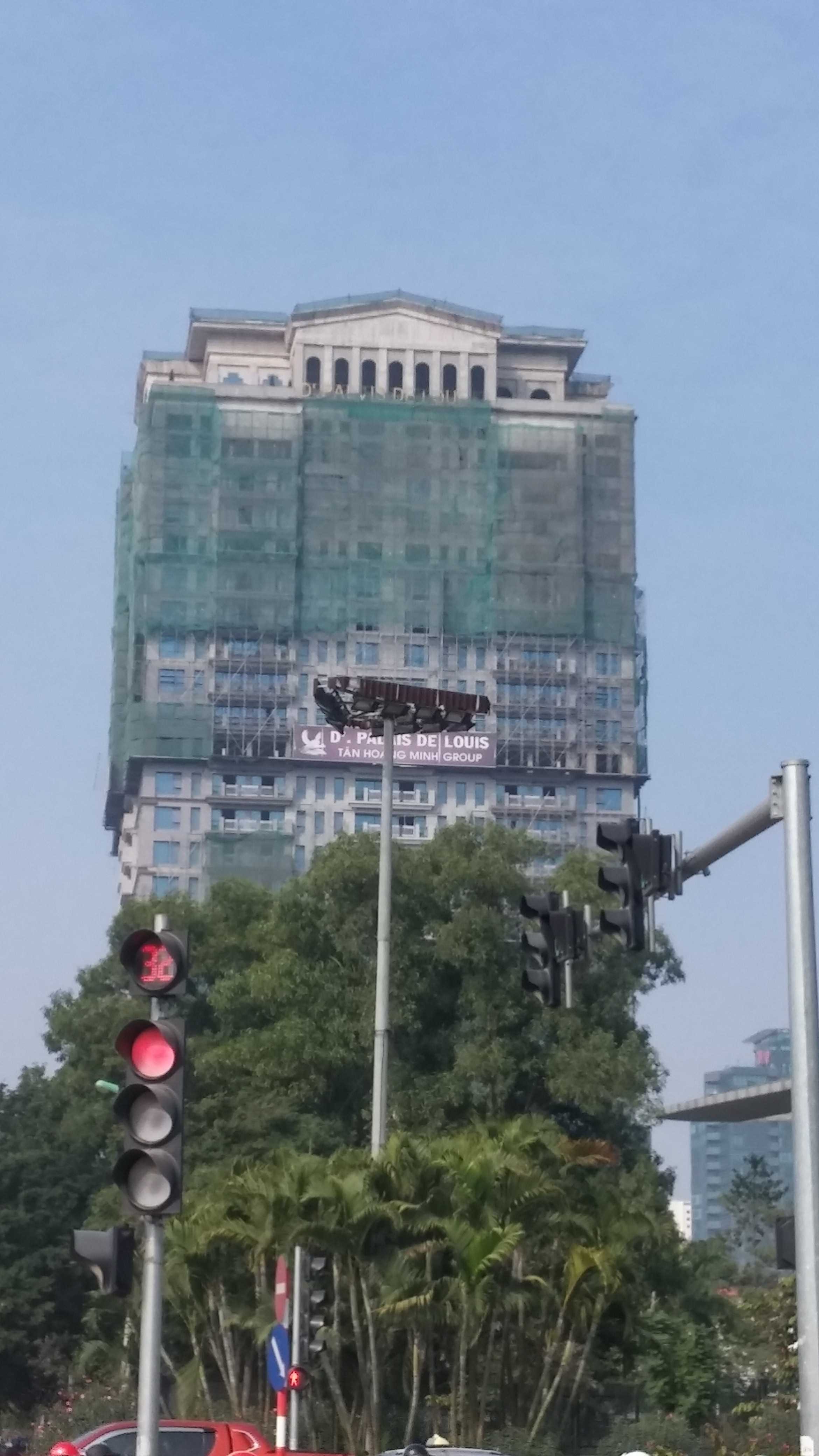 Dự án đã xây xong thô, đang hoàn thiện để bàn giao