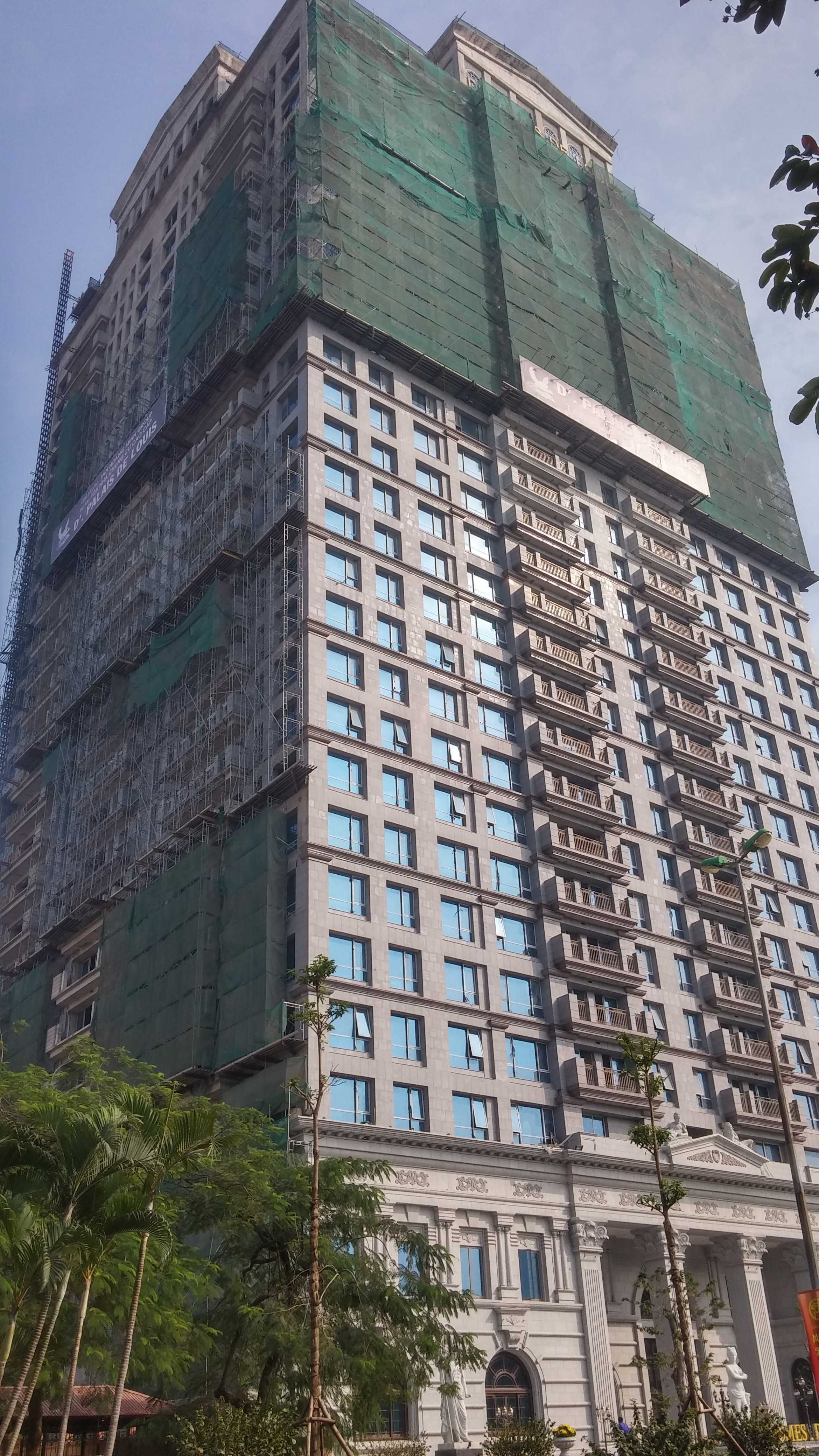 Dự án đã xây xong thô, đang hoàn thiện để bàn giao