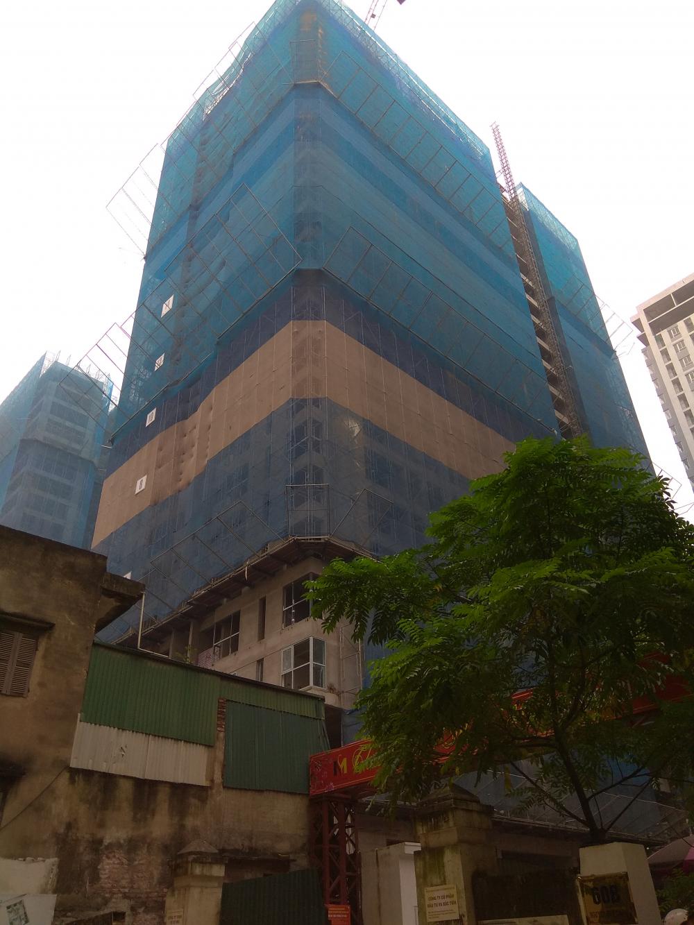 Dự án đang thi công tới tầng 22