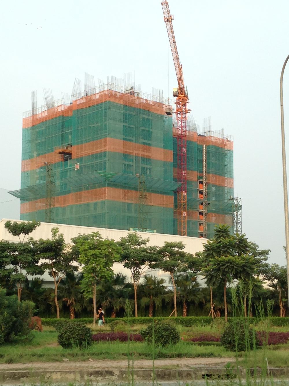 Dự án đang thi công mặt sàn tầng 16