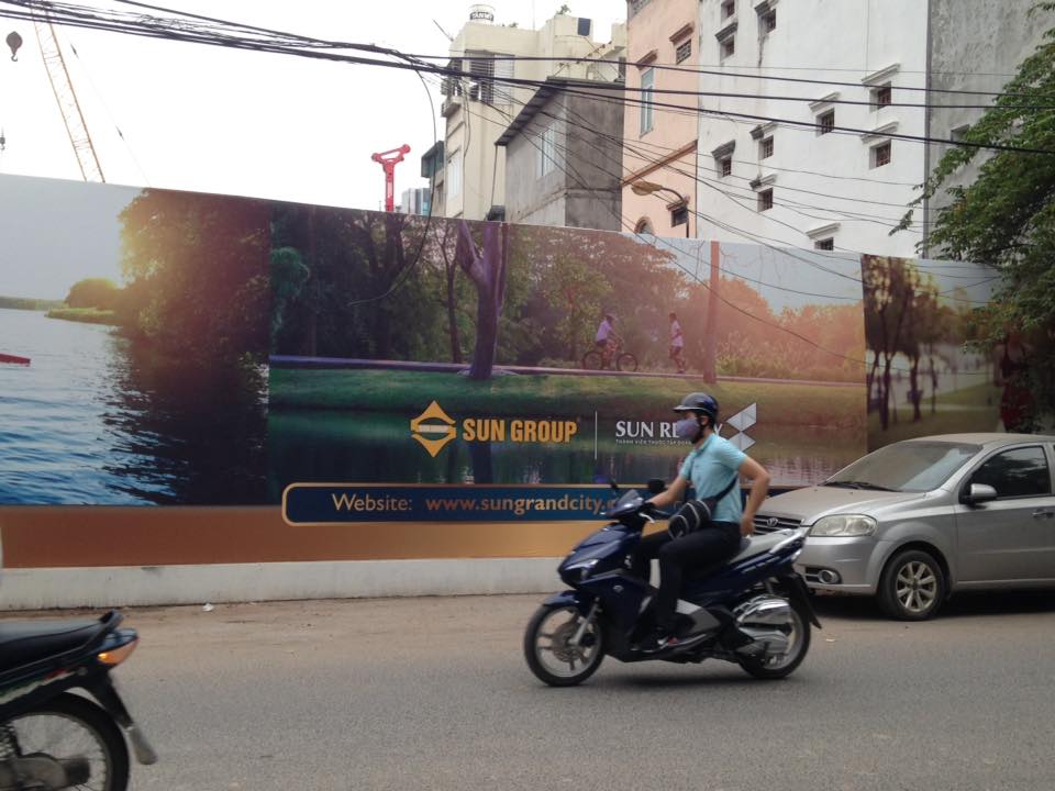 Dự án đang thi công móng