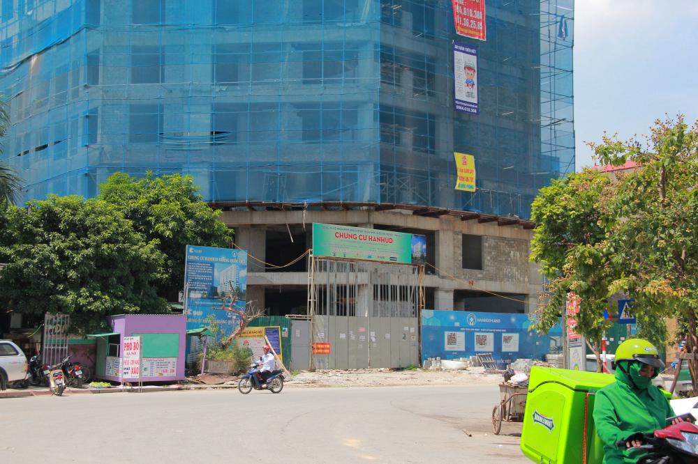 Dự án đang thi công tới mặt sàn tầng 17